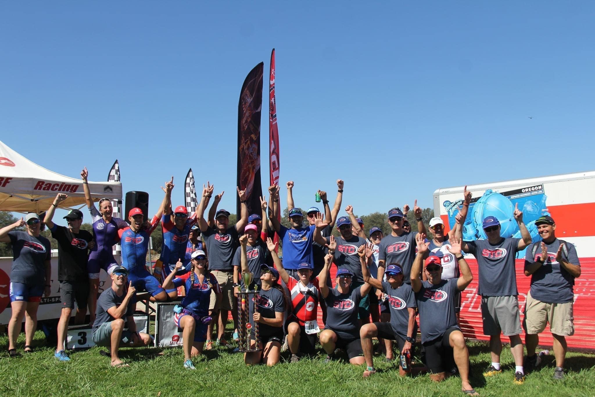 Group photo of the 2022 Granite Bay Triathlon Club Champions.